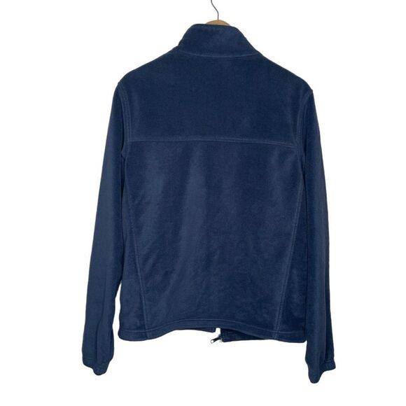 Columbia Navy Fleece Zip Up Jacket - Picture 2 of 8